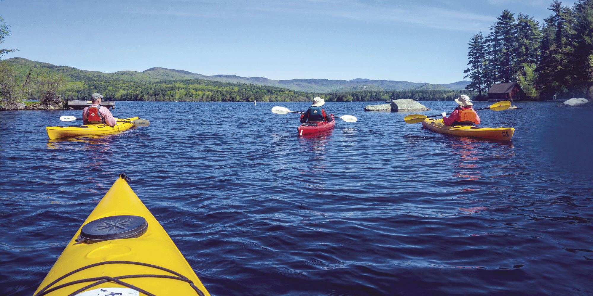 Ecological kayak tour on Squam Lake
